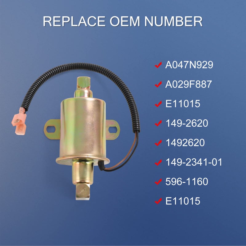 CARMOCAR Electrical Fuel Pump 149-2620 A029F887 A047N929 replacement for Onan Cummins - Image 3